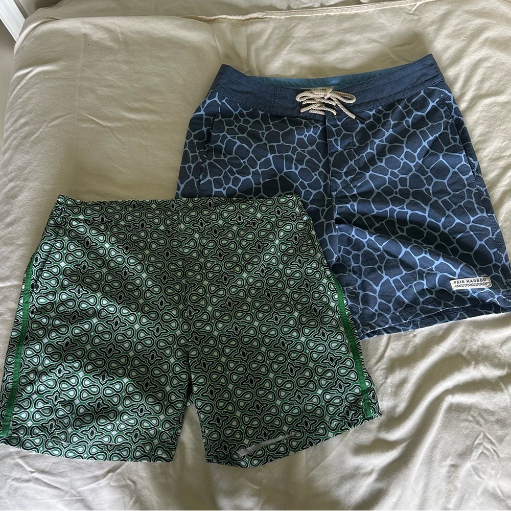 Fair Harbor Bathing suit - 2 of them - both size 30 - Great condition